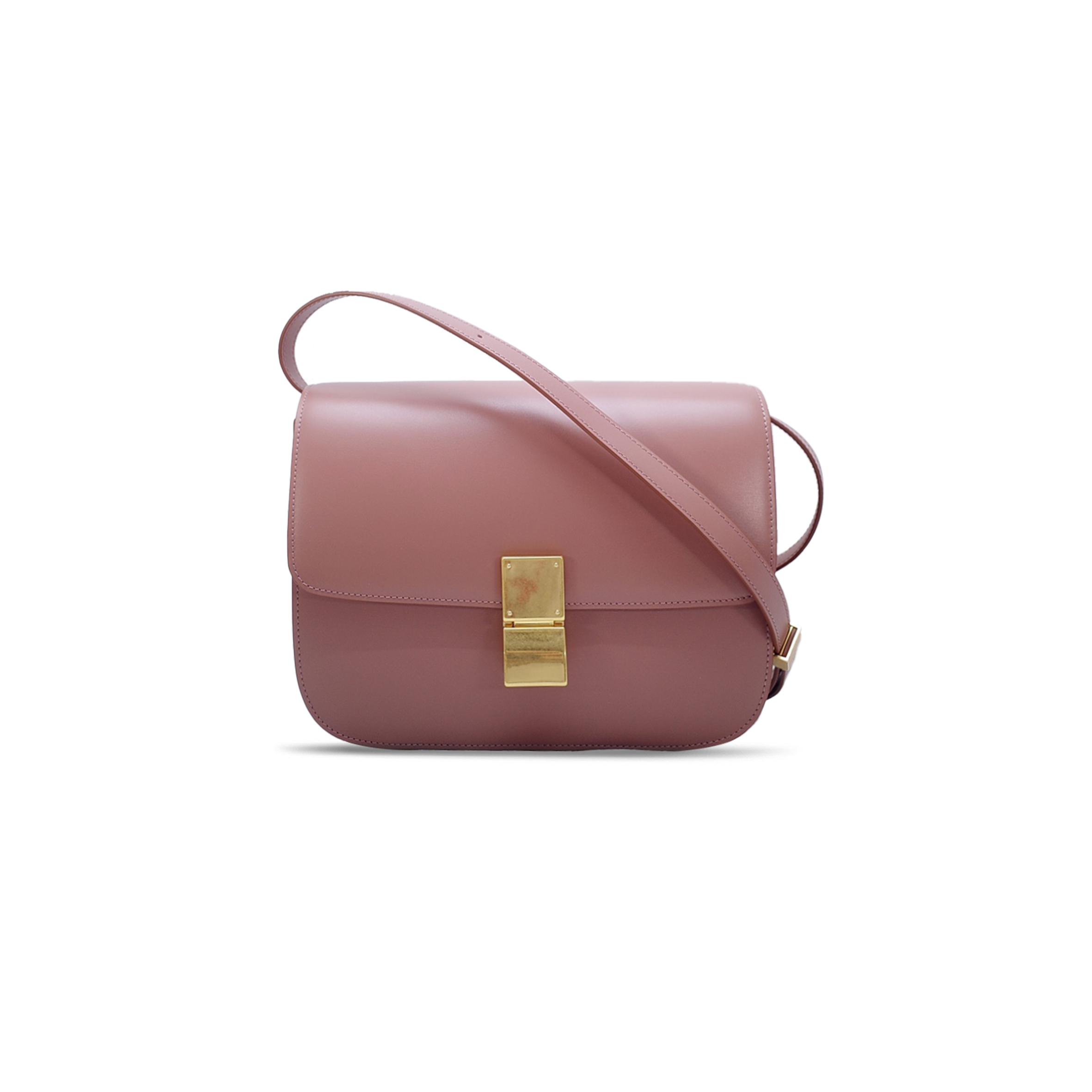 Ce**e medium shoulder bag in teen classic striped calfskin 164173dls.27az (24*18*7cm)